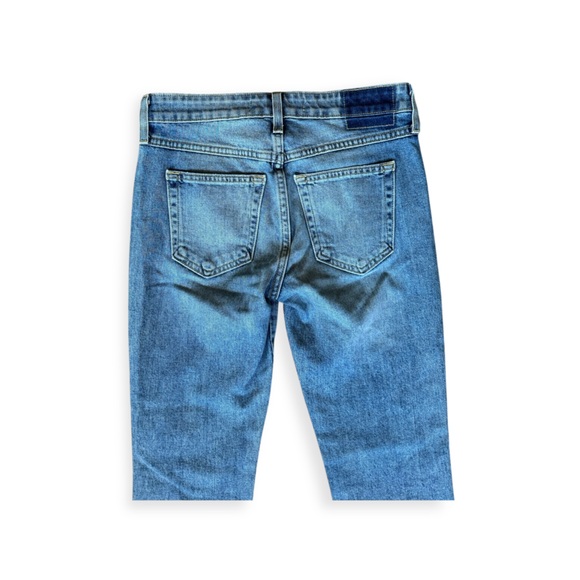 AMO Twist Yours Truly Jeans Denim straight leg Size 25 - Picture 5 of 10